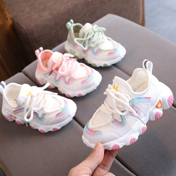Sepatu DESNA Sepatu Anak Non LED Sneaker Casual Size 21-30 Usia 1-5 Tahun