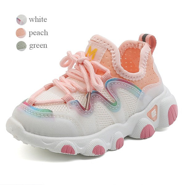 Sepatu DESNA Sepatu Anak Non LED Sneaker Casual Size 21-30 Usia 1-5 Tahun