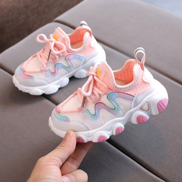 Sepatu DESNA Sepatu Anak Non LED Sneaker Casual Size 21-30 Usia 1-5 Tahun