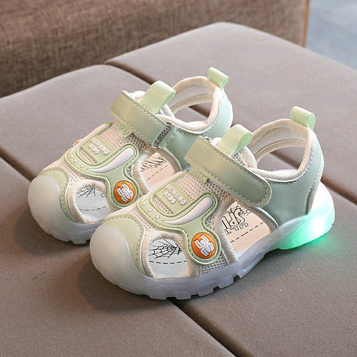 Sandal ATIRA Lampu LED Sandal Anak Laki Laki Dan Perempuan Import Size 21-30 Usia 1-5 Tahun