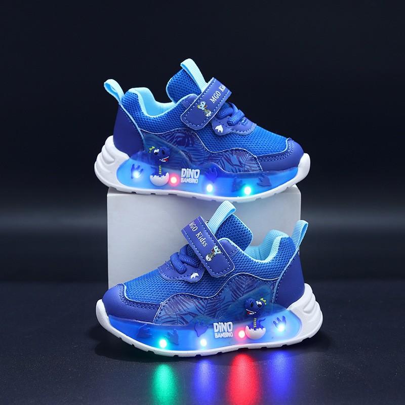 Sepatu ETIME Sepatu LED Anak Laki-laki Import 21-30 Usia 1-5Tahun