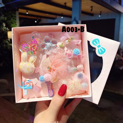 Aksesoris Jepit Rambut Anak Perempuan Import Kemasan Box