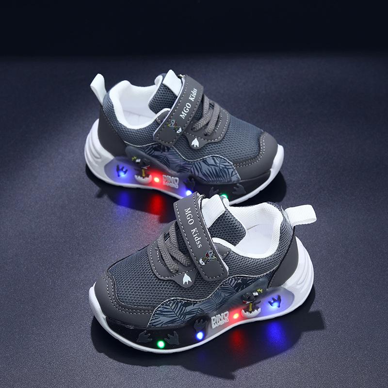 Sepatu ETIME Sepatu LED Anak Laki-laki Import 21-30 Usia 1-5Tahun