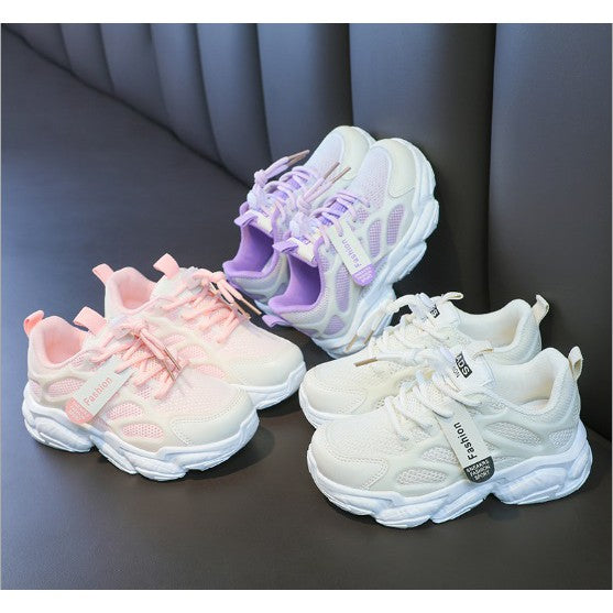 Sepatu MINJI Sneakers ANak Non LED IMPORT Size 26-37