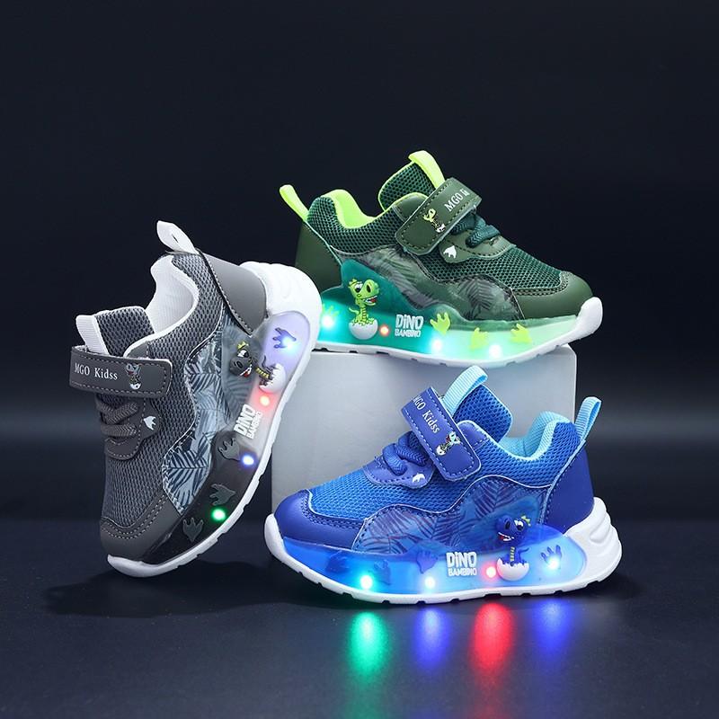 Sepatu ETIME Sepatu LED Anak Laki-laki Import 21-30 Usia 1-5Tahun