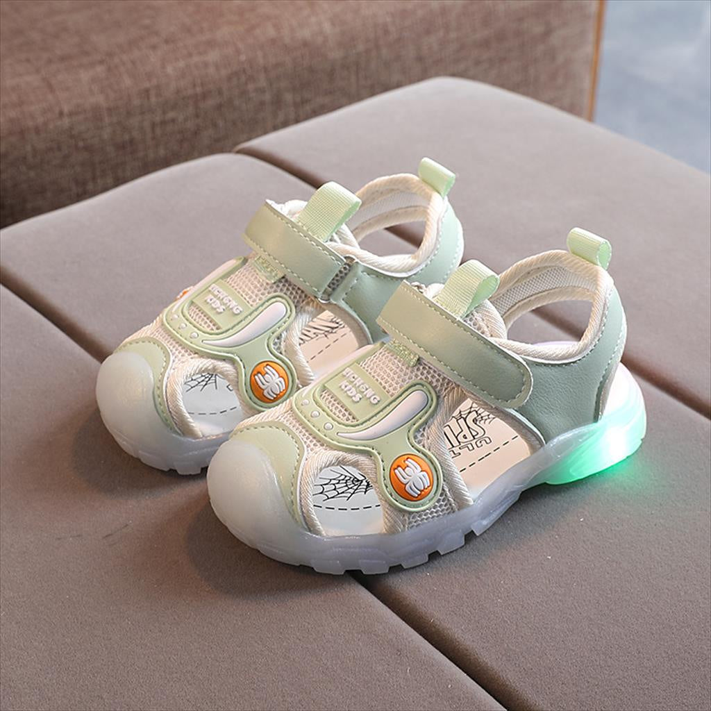 Sandal ATIRA Lampu LED Sandal Anak Laki Laki Dan Perempuan Import Size 21-30 Usia 1-5 Tahun