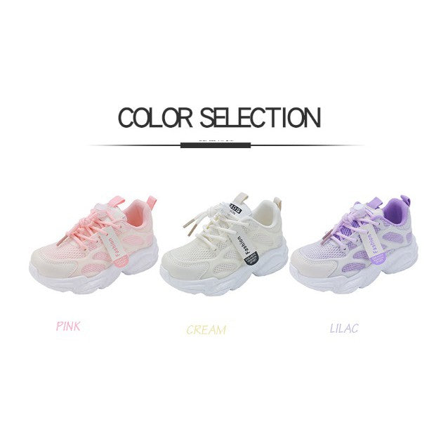 Sepatu MINJI Sneakers ANak Non LED IMPORT Size 26-37