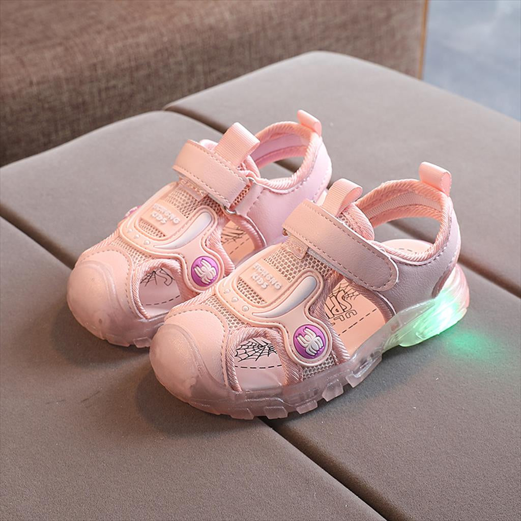 Sandal ATIRA Lampu LED Sandal Anak Laki Laki Dan Perempuan Import Size 21-30 Usia 1-5 Tahun