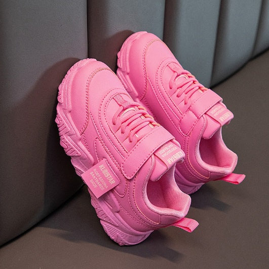 Sepatu JEANN Sneakers Import Anak Perempuan Non LED Size 26-37 Usia 2-10 Tahun