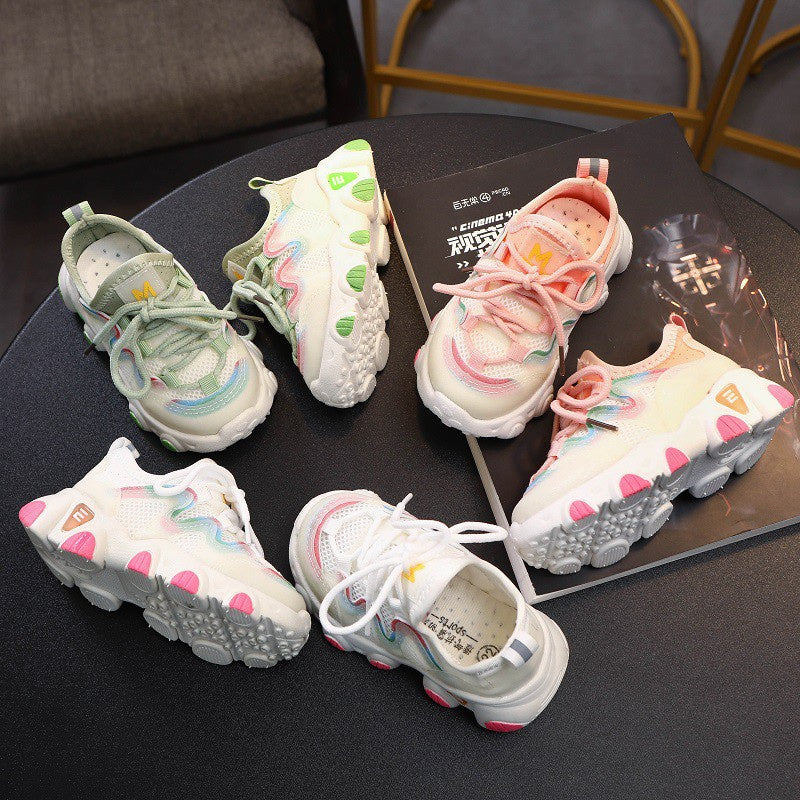 Sepatu DESNA Sepatu Anak Non LED Sneaker Casual Size 21-30 Usia 1-5 Tahun