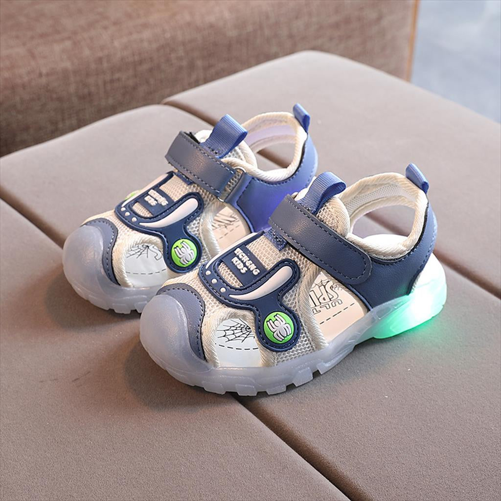 Sandal ATIRA Lampu LED Sandal Anak Laki Laki Dan Perempuan Import Size 21-30 Usia 1-5 Tahun