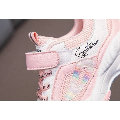 Sepatu AECHA Sneakers Anak Perempuan Non LED IMPORT Size 26-37 Usia 2-10 Tahun