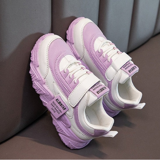 Sepatu JEANN Sneakers Import Anak Perempuan Non LED Size 26-37 Usia 2-10 Tahun