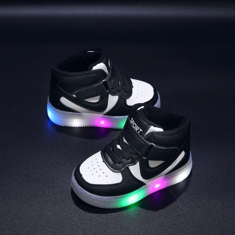 Sepatu Anak MAKENA Perempuandan Laki-laki Lampu LED Import 21-30 1-5 Tahun
