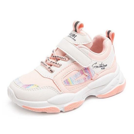 Sepatu AECHA Sneakers Anak Perempuan Non LED IMPORT Size 26-37 Usia 2-10 Tahun