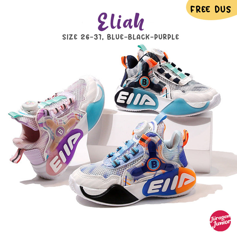 Sepatu ELIAH Sepatu Anak Laki-Laki Dan Perempuan Import 26-37 Usia 2-11 Tahun