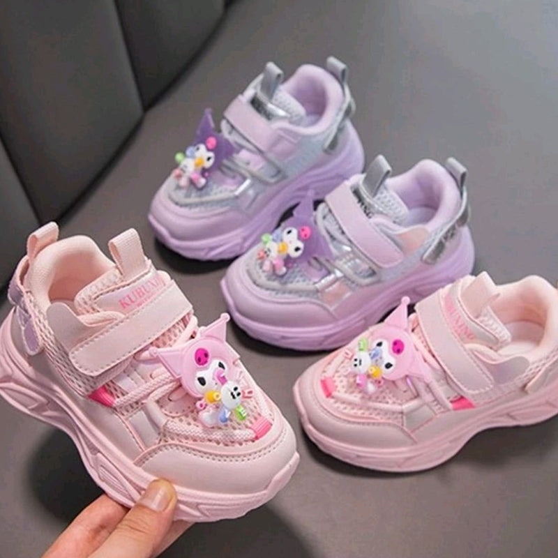 Sepatu KUROMI HELENA Sepatu Anak Perempuan Import 26-37 Usia 2-10Tahun