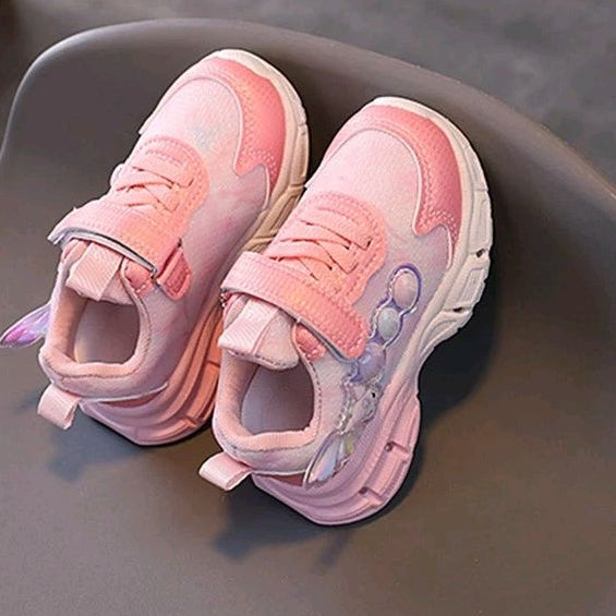 Sepatu KUROMI LAURA Sepatu LED Anak Perempuan Import 21-30 Usia 1-5Tahun