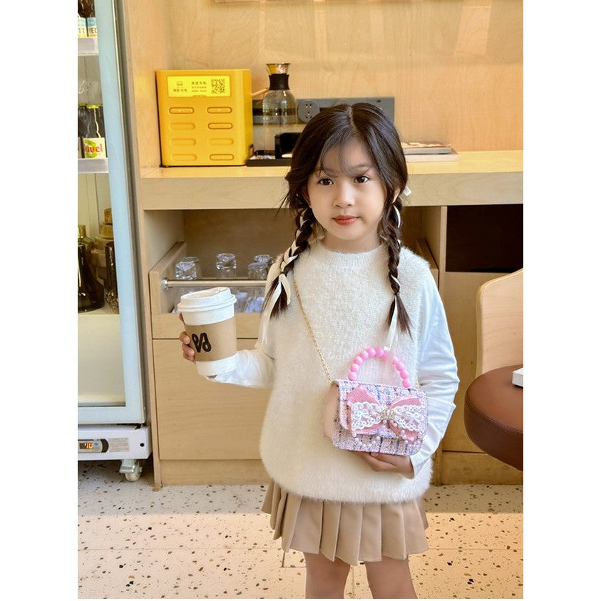 Tas VELISTA Tas  Selempang Mini /Bag Mutiara Anak Perempuan Import
