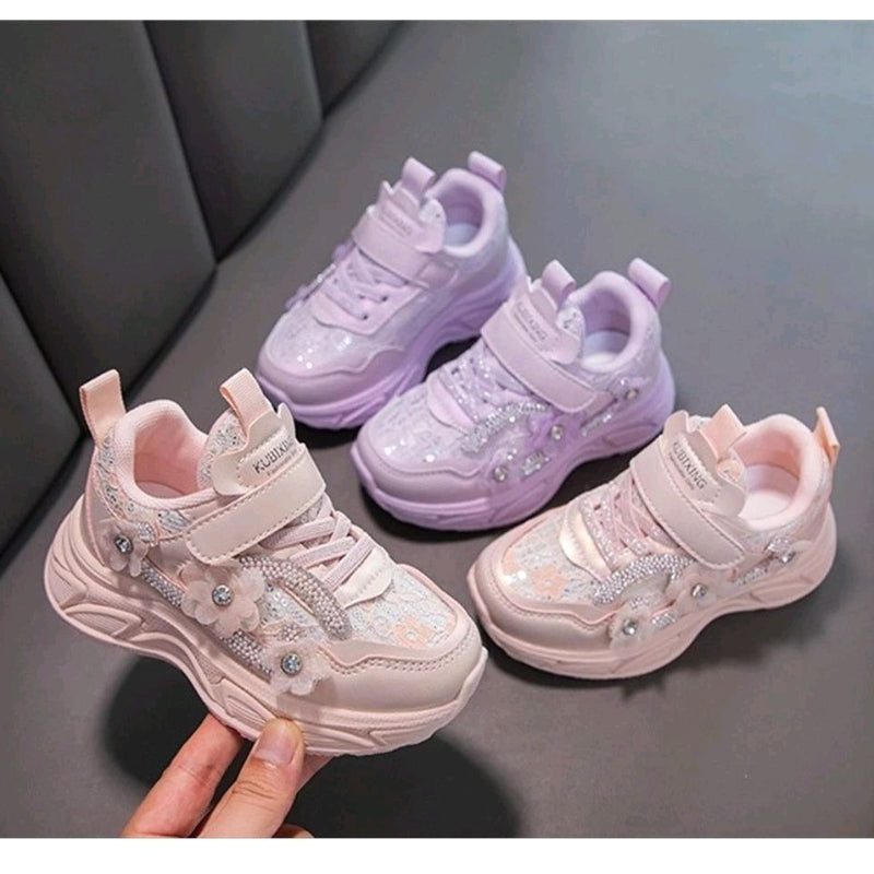 Sepatu CLEO Sepatu Anak Perempuan Import 26-37 Usia 2-10 Tahun