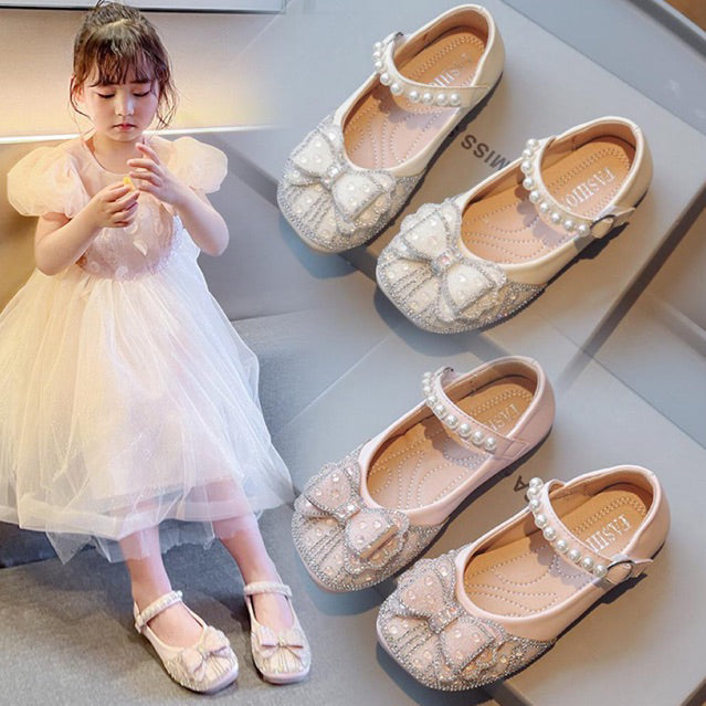 Sepatu ZURI  Sepatu Pesta Anak Perempuan Import 26-36 Usia 2-11 Tahun