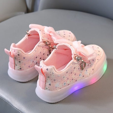 Sepatu TINA Sepatu LED Anak Perempuan Import 21-30 Usia 1-5Tahun