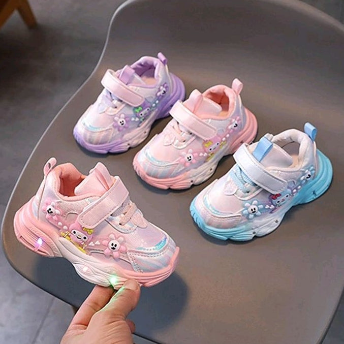 Sepatu MY MELODY DIANA Sepatu LED Anak Perempuan 21-30 Usia 1-5Tahun