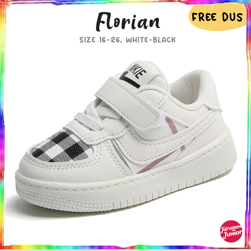 Sepatu FLORIAN Sepatu Anak Laki-laki Dan Perempuan Import 16-26 Usia 6bulan-2tahun
