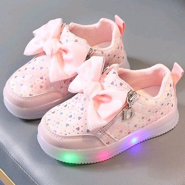 Sepatu TINA Sepatu LED Anak Perempuan Import 21-30 Usia 1-5Tahun