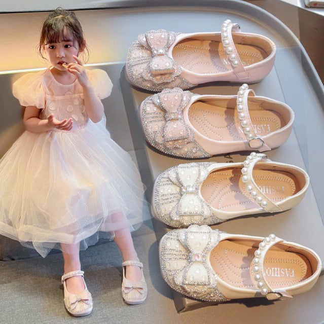 Sepatu ZURI  Sepatu Pesta Anak Perempuan Import 26-36 Usia 2-11 Tahun