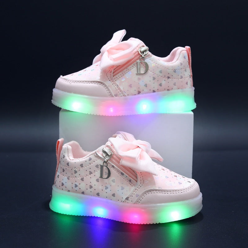 Sepatu TINA Sepatu LED Anak Perempuan Import 21-30 Usia 1-5Tahun