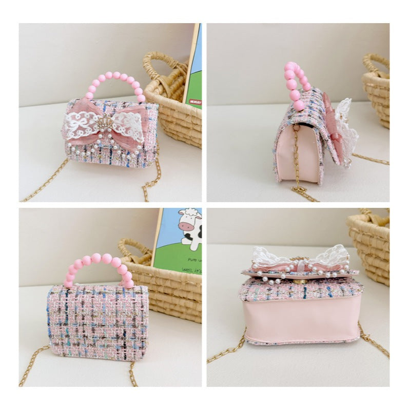Tas VELISTA Tas  Selempang Mini /Bag Mutiara Anak Perempuan Import