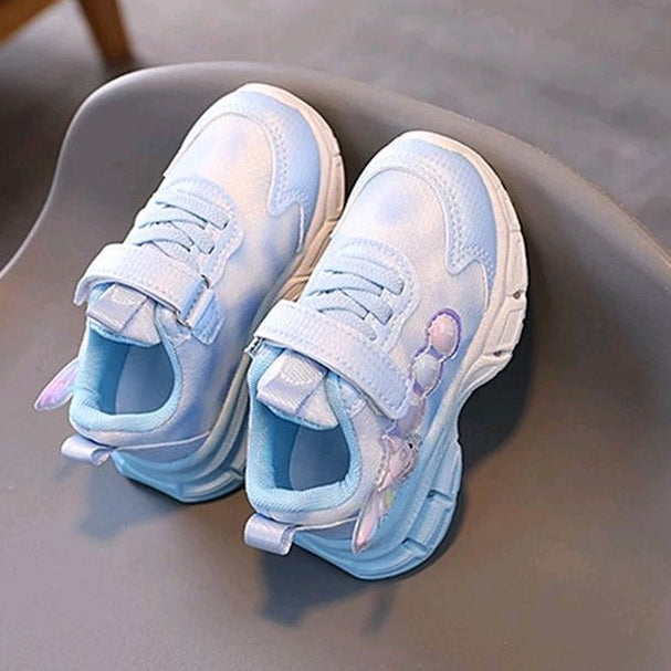 Sepatu KUROMI LAURA Sepatu LED Anak Perempuan Import 21-30 Usia 1-5Tahun
