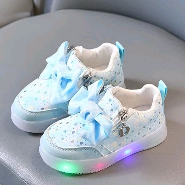 Sepatu TINA Sepatu LED Anak Perempuan Import 21-30 Usia 1-5Tahun
