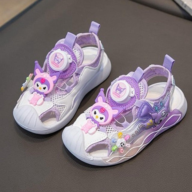 Sandal KUROMI PRUSIA Sepatu Sandal Anak Perempuan Import 23-34 Usia 2-10Tahun