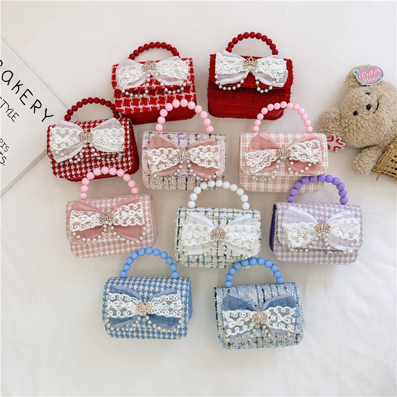 Tas VELISTA Tas  Selempang Mini /Bag Mutiara Anak Perempuan Import