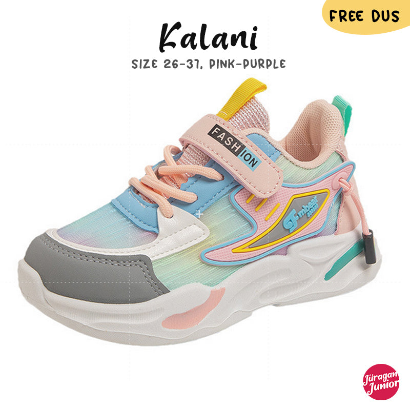 Sepatu KALANI Sepatu Anak Perempuan Import 26-37 Usia 2-11 Tahun