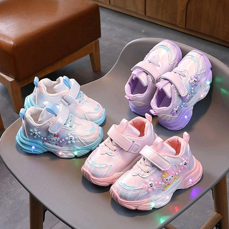 Sepatu MY MELODY DIANA Sepatu LED Anak Perempuan 21-30 Usia 1-5Tahun