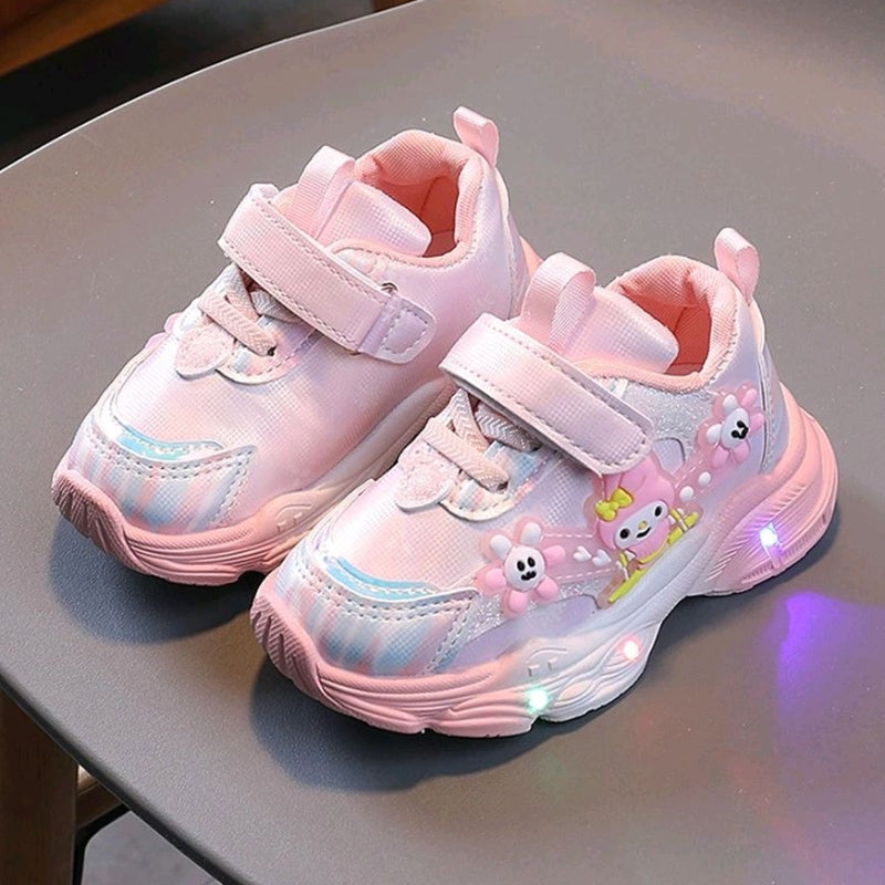 Sepatu MY MELODY DIANA Sepatu LED Anak Perempuan 21-30 Usia 1-5Tahun
