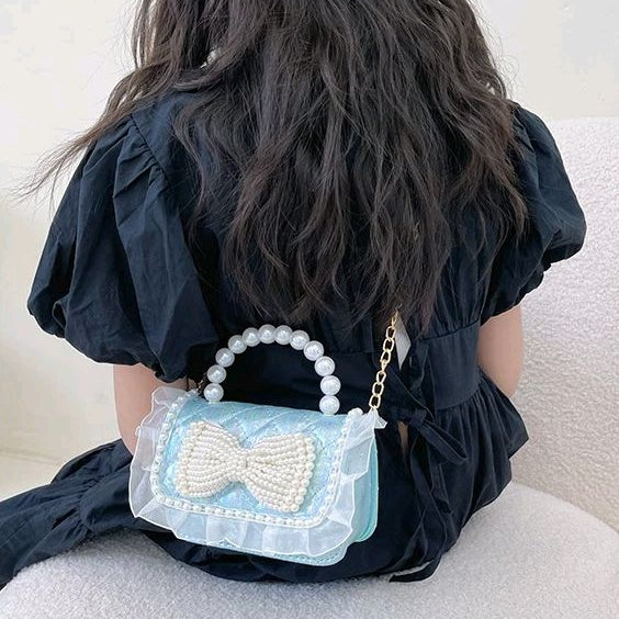 Tas CARMEN Tas Selempang Jelly Glossy Mini / Jelly Bag Mutiara Anak Perempuan Import