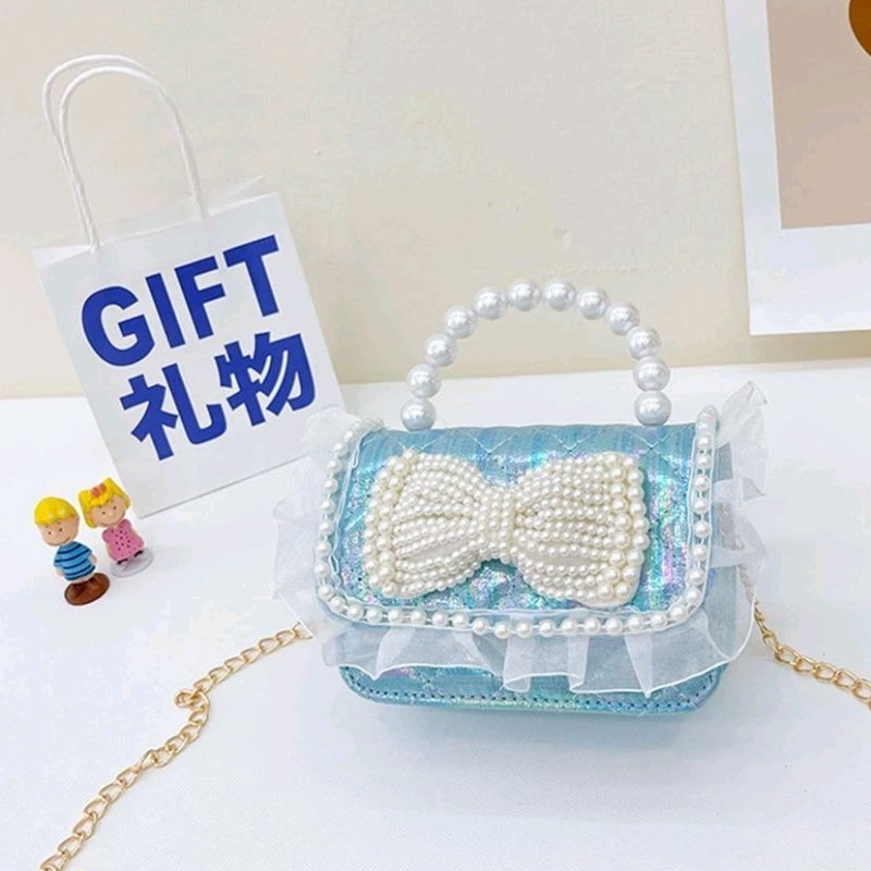 Tas CARMEN Tas Selempang Jelly Glossy Mini / Jelly Bag Mutiara Anak Perempuan Import