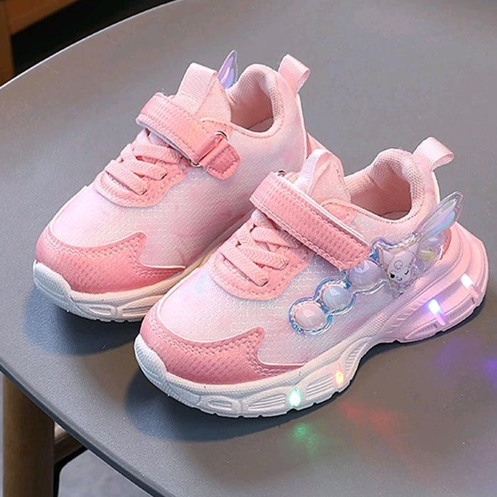 Sepatu KUROMI LAURA Sepatu LED Anak Perempuan Import 21-30 Usia 1-5Tahun