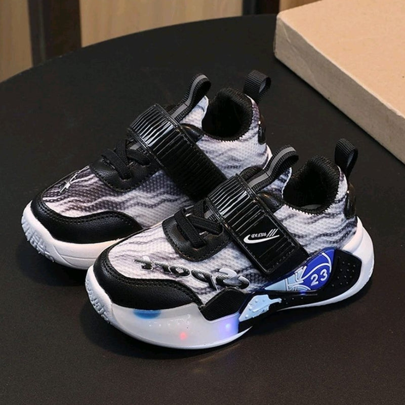 Sepatu BIRDI Sepatu Anak Laki-laki LED Import 22-31 Usia 1-5Tahun