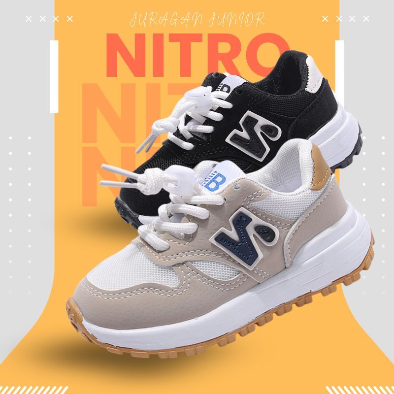 Sepatu  NITRO Sepatu anak Laki-Laki Import 22-36 Usia 1-10 Tahun