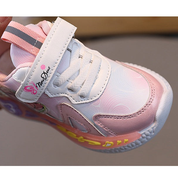 Sepatu PRINCESS ELSA SWEETY Sepatu LED Anak Perempuan Import 22-31 Usia 1,5-6 thn
