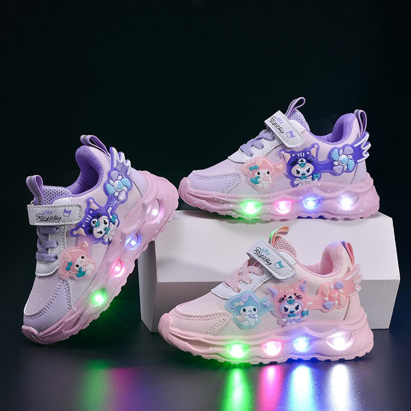 Sepatu KUROMI MELODY CLARA Sepatu Anak Perempuan Import 21-30 Usia 1-5 Tahun