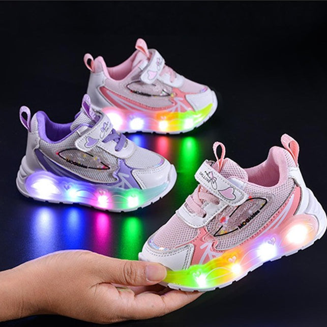 Sepatu SHEN Sepatu LED Anak Perempuan Import 21-30 Usia 1-5 Tahun