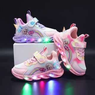 Sepatu BEVITA AnakPerempuan Lampu LED Import Size 21-30