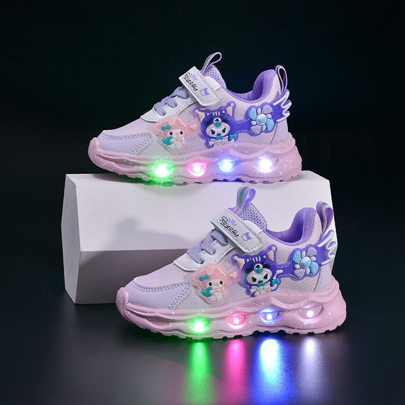 Sepatu KUROMI MELODY CLARA Sepatu Anak Perempuan Import 21-30 Usia 1-5 Tahun