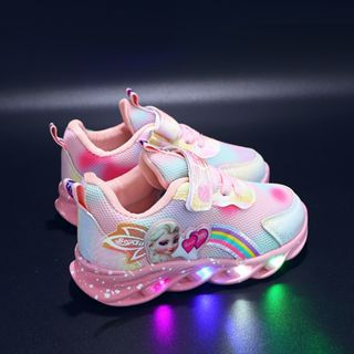Sepatu BEVITA AnakPerempuan Lampu LED Import Size 21-30